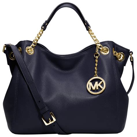 michael kors blue purse jet set